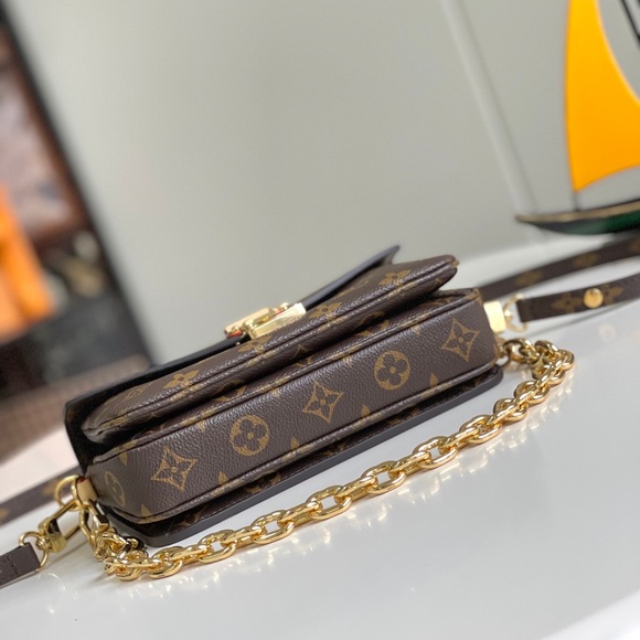 Louis Vuitton Brown Monogram Crossbody Bag - Picture 3 of 8